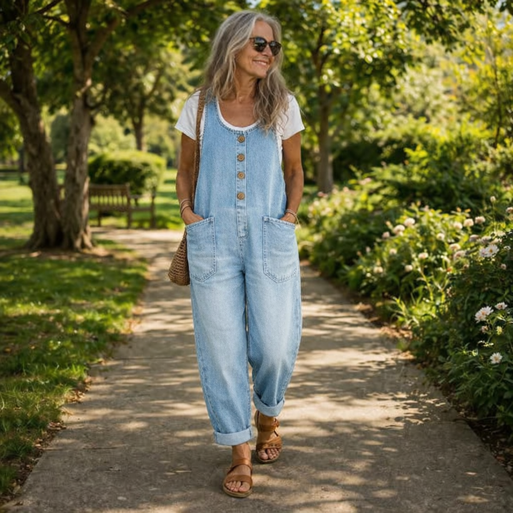 Viola | Tuta Denim Casual