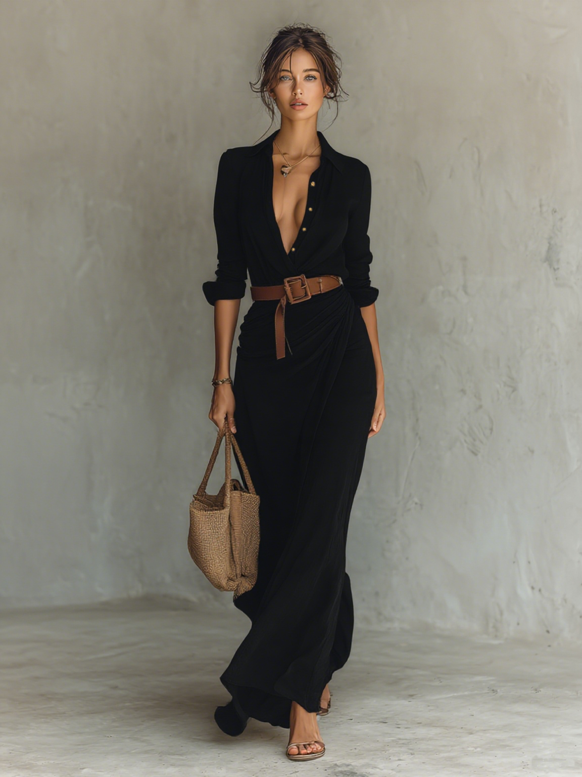 Sofia | Abito Maxi Elegante con Cintura