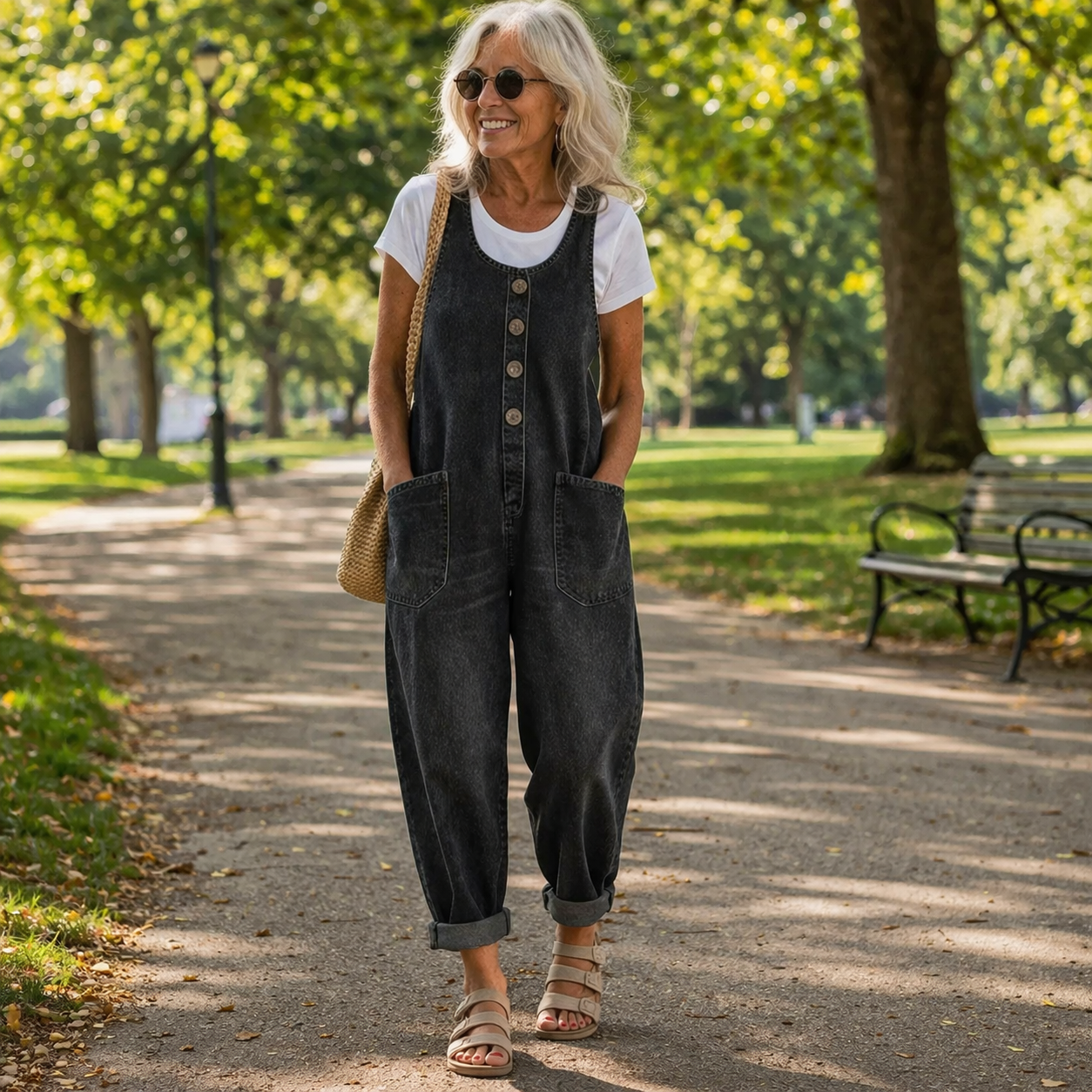Viola | Tuta Denim Casual