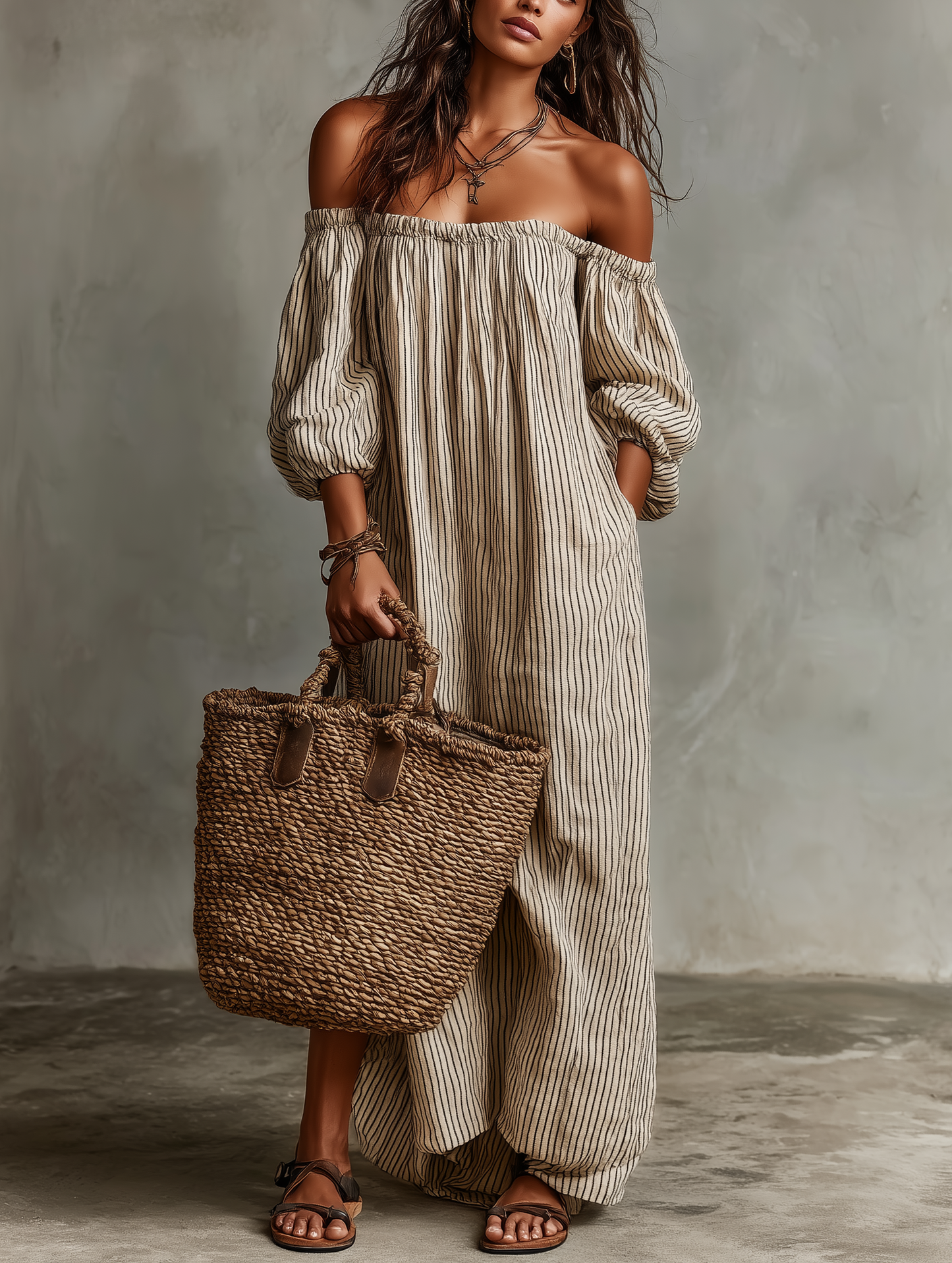 Costanza | Abito Maxi Minimal