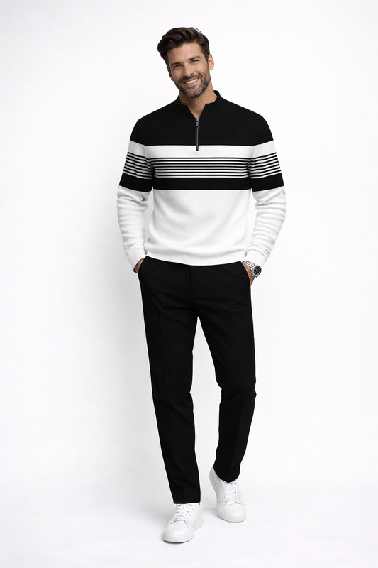Eduardo | Completo Maglione e Pantalone con Stampa Grafica