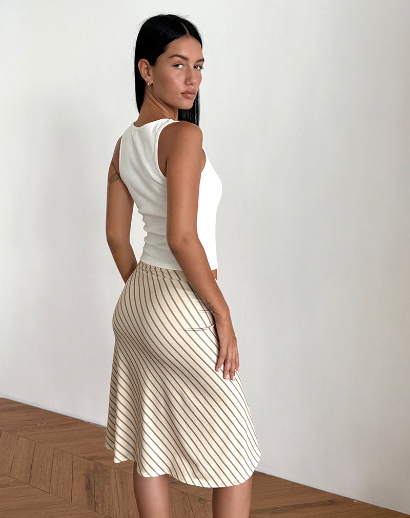 Estella | Gonna a Righe Gialle