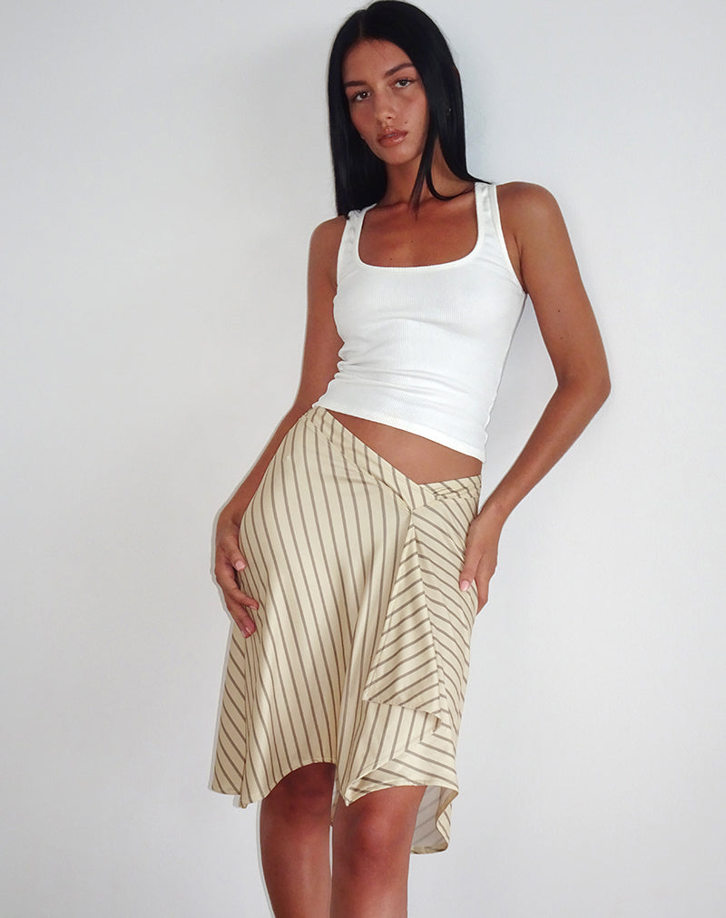 Estella | Gonna a Righe Gialle