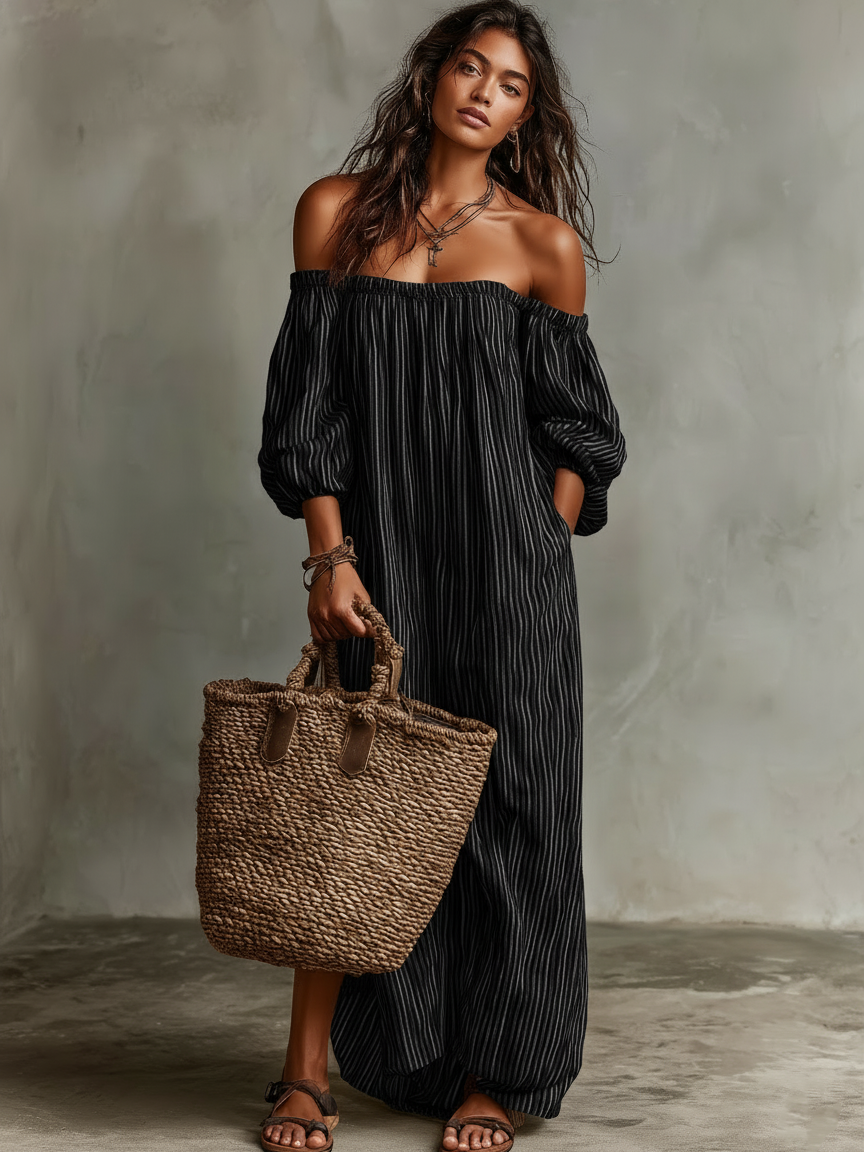Costanza | Abito Maxi Minimal
