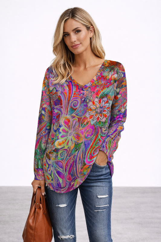 Palmira | T-shirt Vintage Colorata