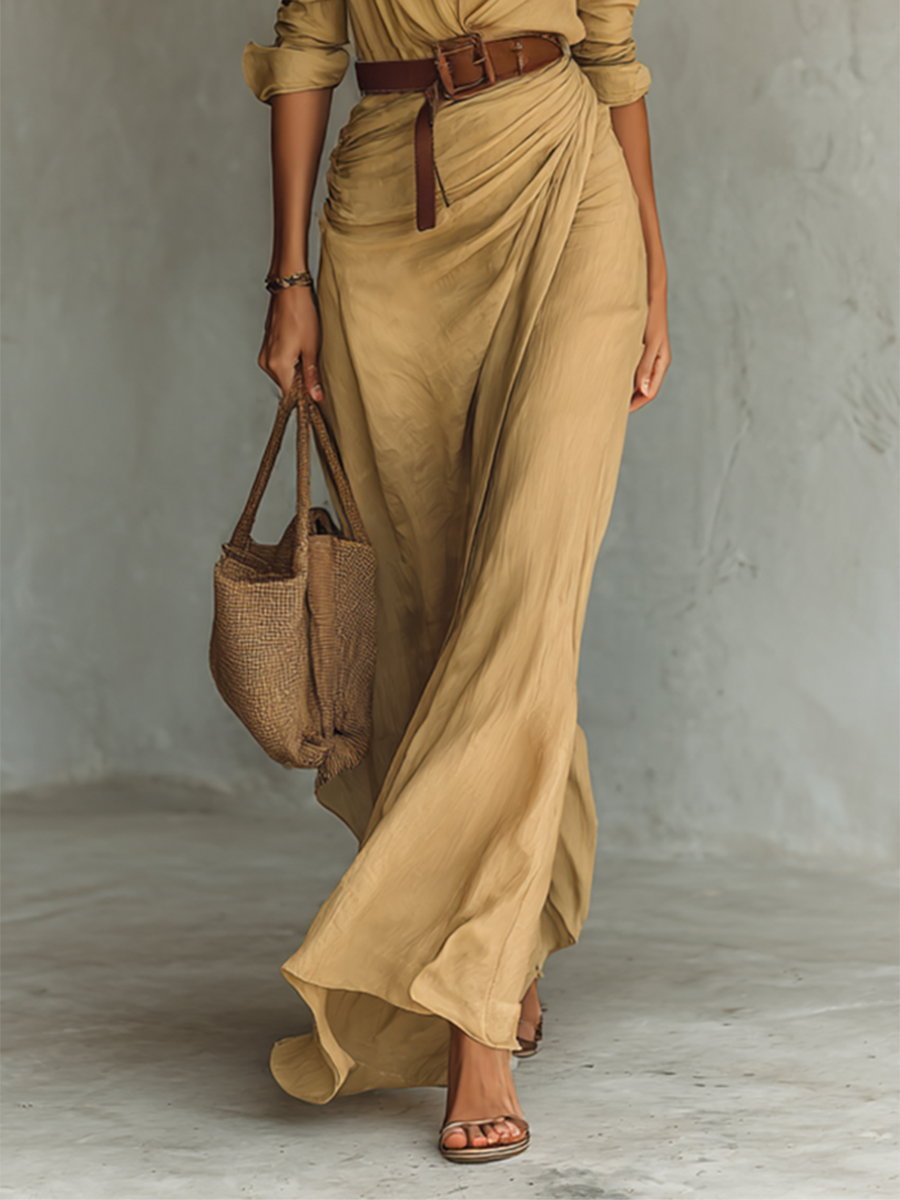 Sofia | Abito Maxi Elegante con Cintura