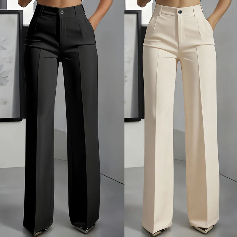 Concetta | Pantalone a Gamba Larga che Slancia ed Eleva il Look