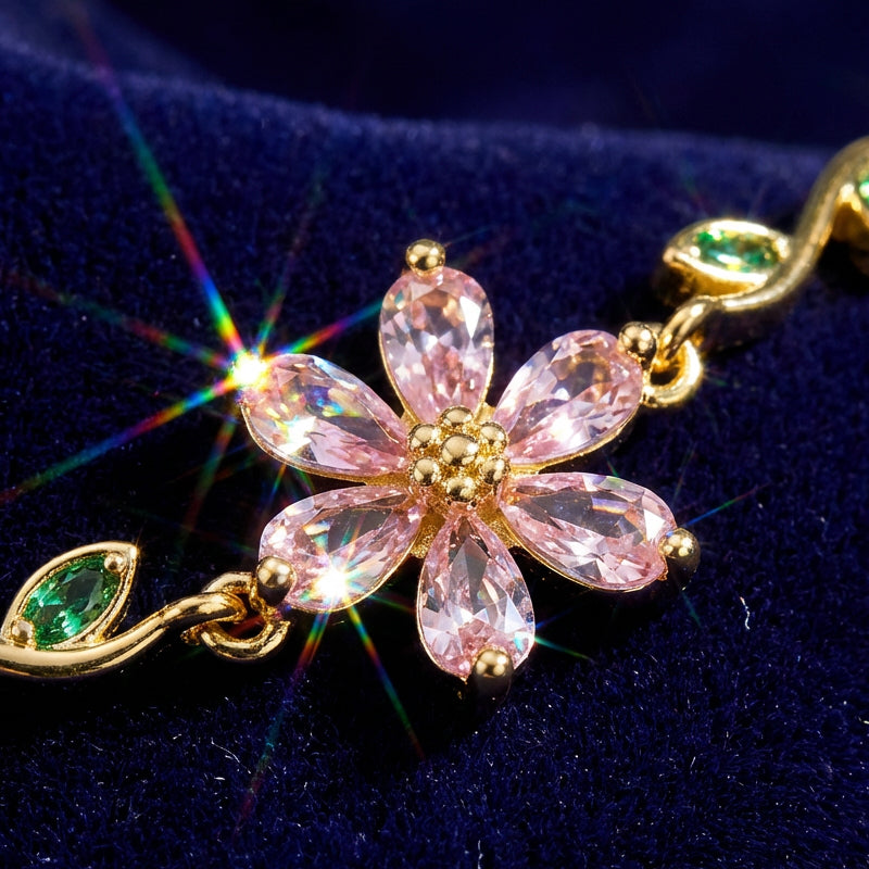 Bracciale da donna con fiore di ciliegio