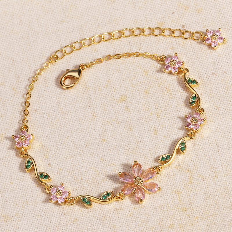 Bracciale da donna con fiore di ciliegio
