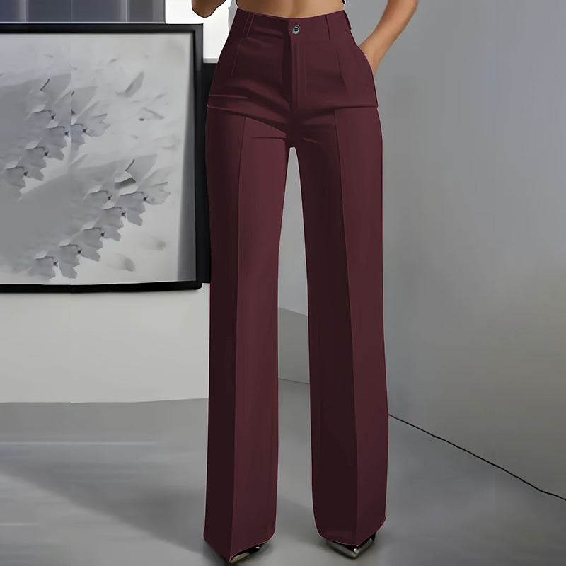 Concetta | Pantalone a Gamba Larga che Slancia ed Eleva il Look