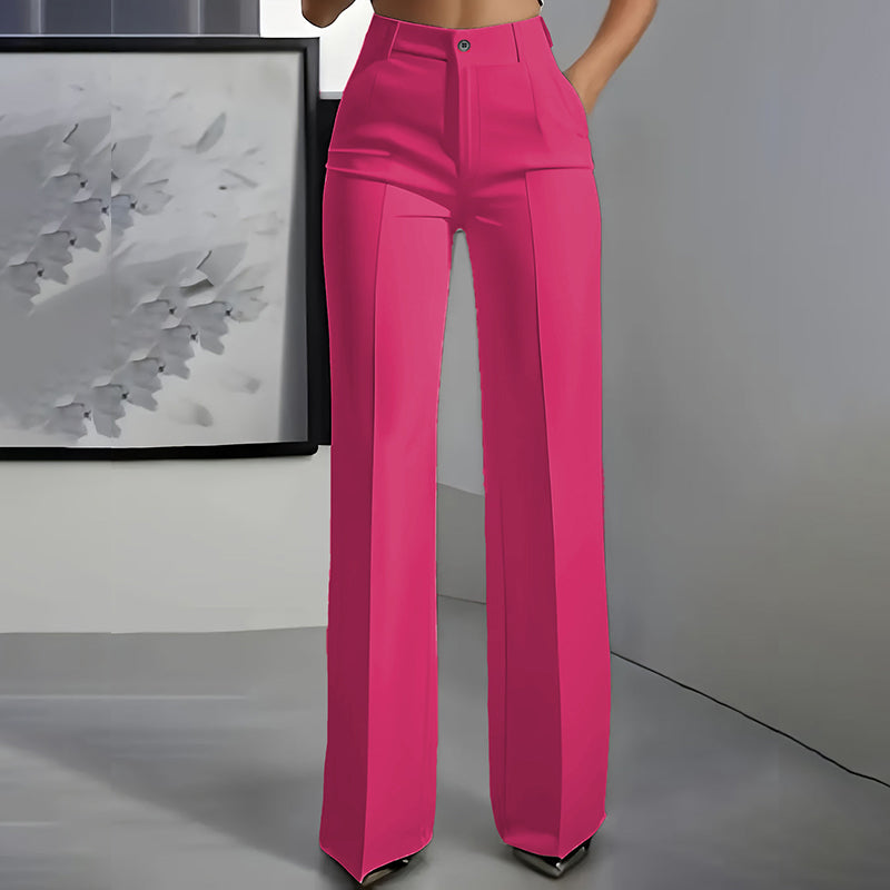 Concetta | Pantalone a Gamba Larga che Slancia ed Eleva il Look
