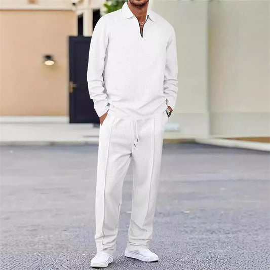 Tommaso | Completo Felpa e Pantalone Dritto Elegante da Uomo