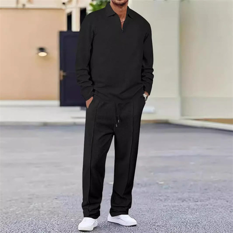 Tommaso | Completo Felpa e Pantalone Dritto Elegante da Uomo