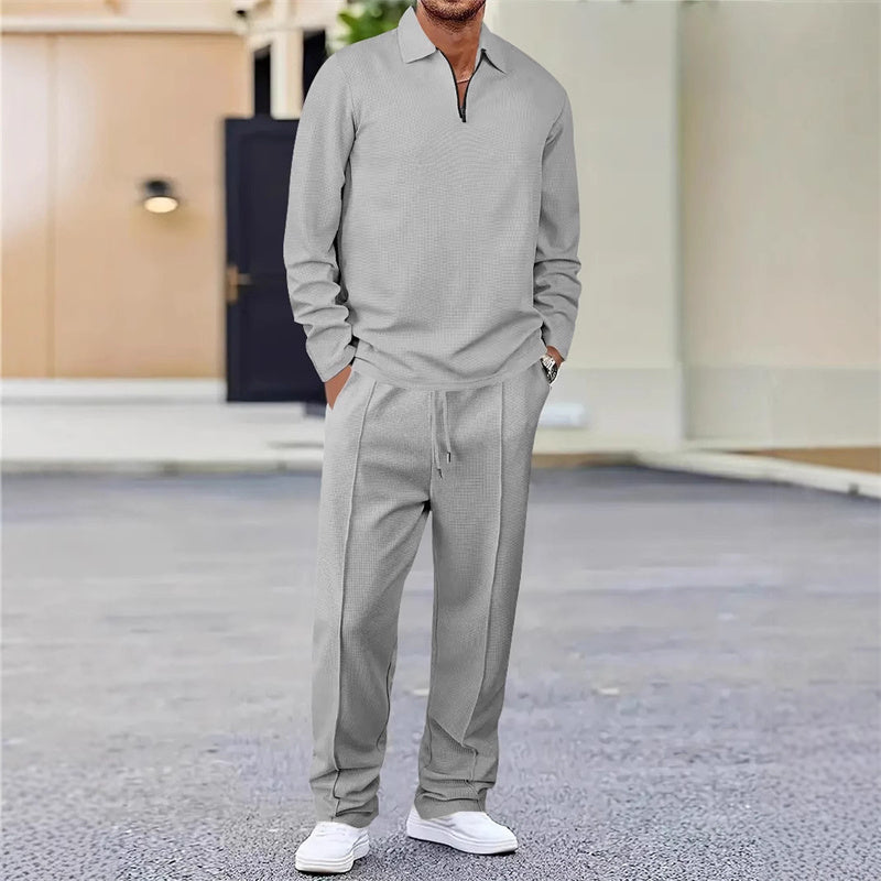 Tommaso | Completo Felpa e Pantalone Dritto Elegante da Uomo