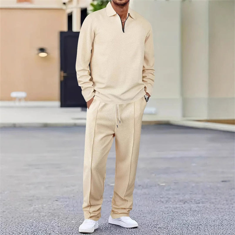Tommaso | Completo Felpa e Pantalone Dritto Elegante da Uomo